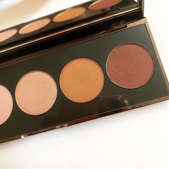 BECCA OMBRE ROUGE EYE PALETTE natural neutral matte brown eyeshadow makeup - Picture 3 of 7